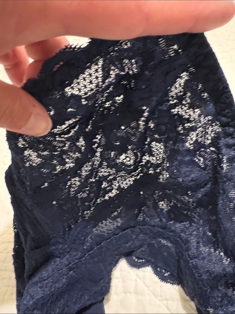 Cosabella Navy Never Say Never Lace Bralette